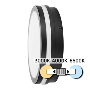 LED Влагозащитена Плафониера с Микровълнов Сензор за Движение 18W 3000K/4000K/6500K  IP54