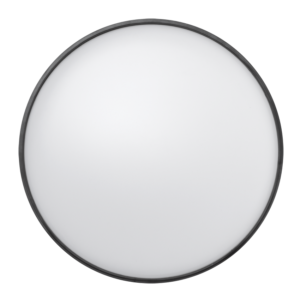 LED Плафон Черен 12W 3000K/4000K/6500К, 220-240V AC, Кръг, IP20