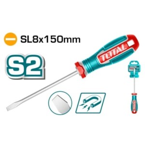 Отвертка намагнетизирана TOTAL INDUSTRIAL SL 8 x 150 мм