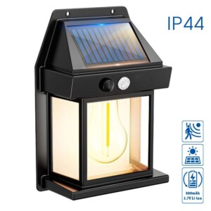 Соларно Градинско  със сензор  3000K  IP44